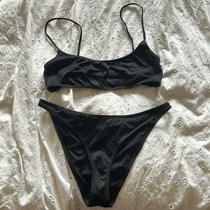 black triangl bikini